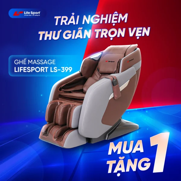 Ghe Massage Lifesport LS 399 Mua 1 Tang